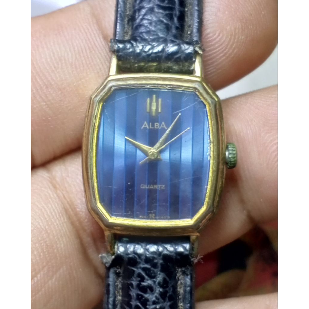 Jam Tangan Wanita Alba Kecil Dial Biru