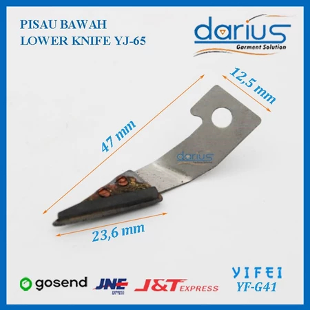 LOWER KNIFE YIFEI YF-G41/PISAU BAWAH YIFEI-YJ-65