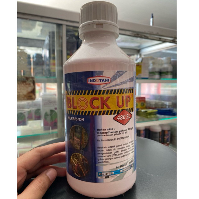 herbisida sistemik BLOCK UP 1L glifosat 480SL