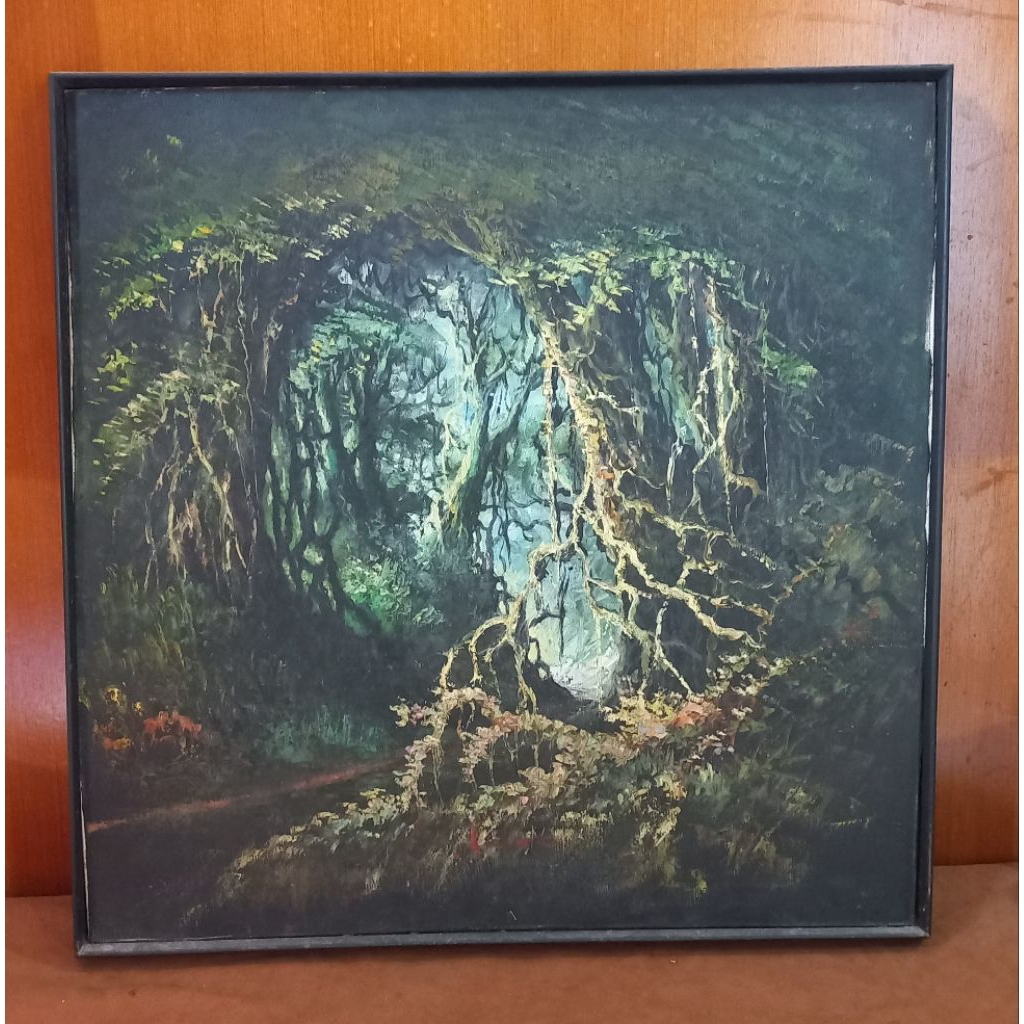 Lukisan kanvas pemandangan