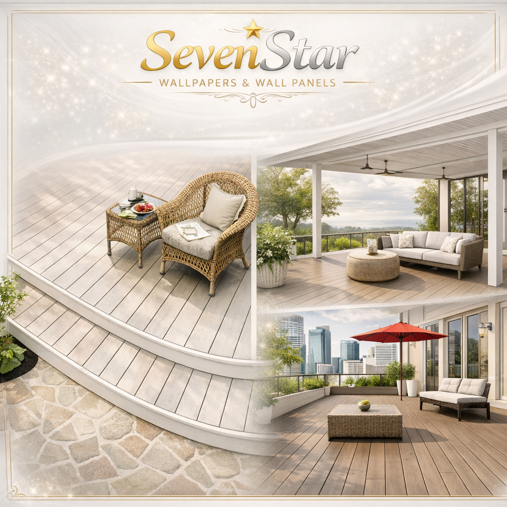  Pool deck Pooldeck WPC Kolam Renang | Decking WPC Outdoor | Lantai Kayu Kolam | Lantai Kayu Taman