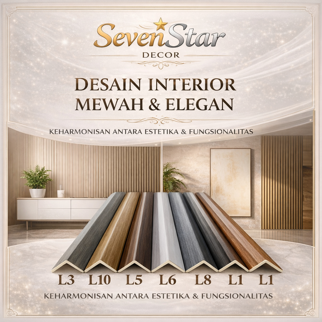 TERMURAH List Siku L Wpc Wall Panel 3 Meter Penutup Wpc | List Wallpanel WPC