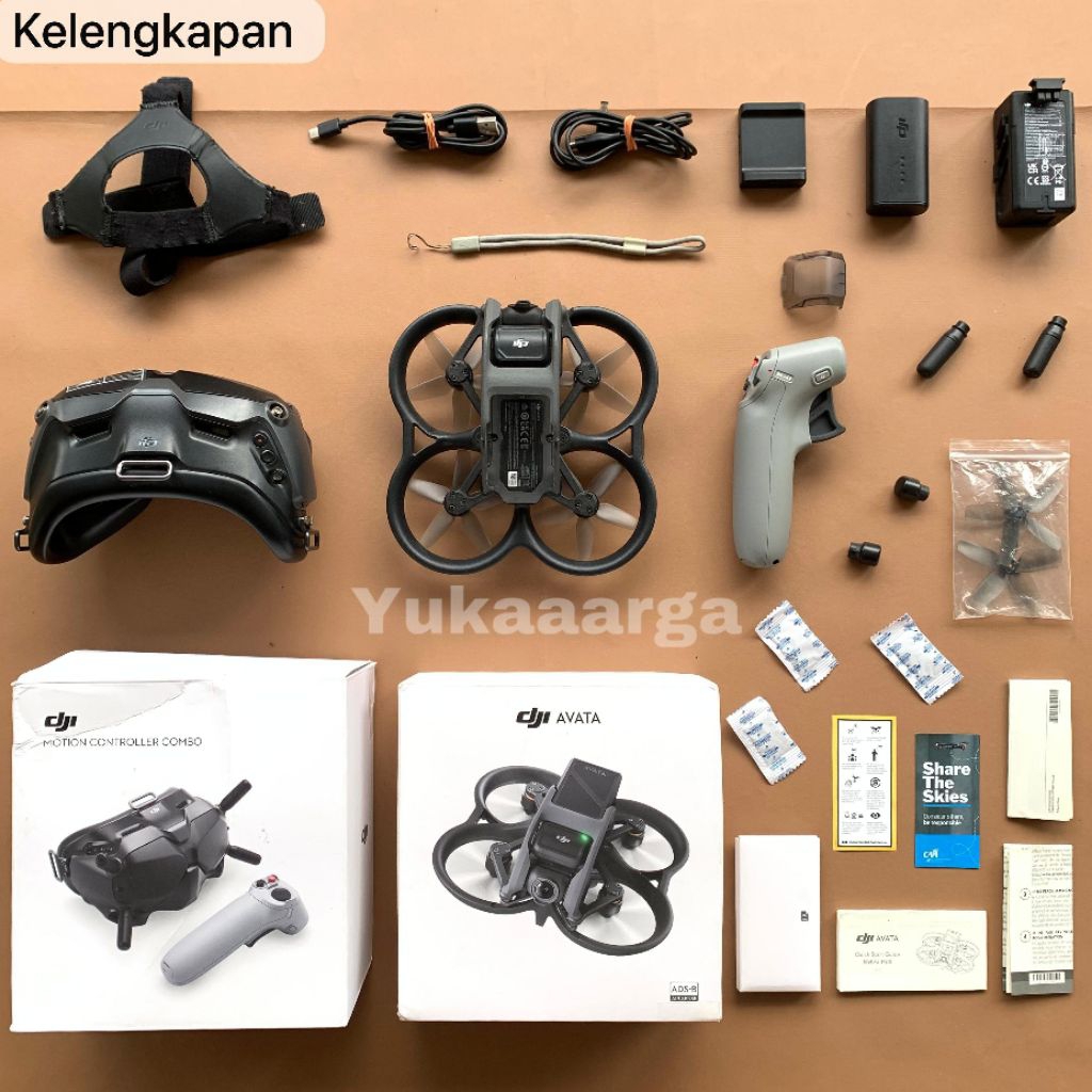 Drone DJI Avata Fly Smart Combo ( FPV Goggles V2 ) | RTF / Ready To Fly (Paket Lengkap)