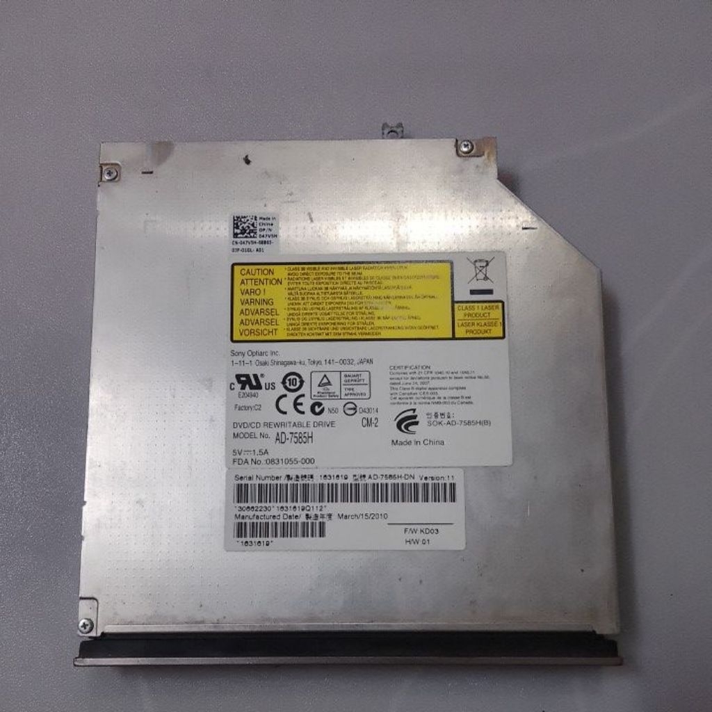 DVD Laptop Dell Vostro 3400