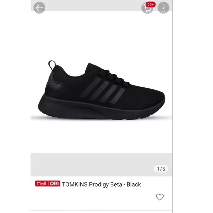 Preloved sepatu hitam tomkins uk 39