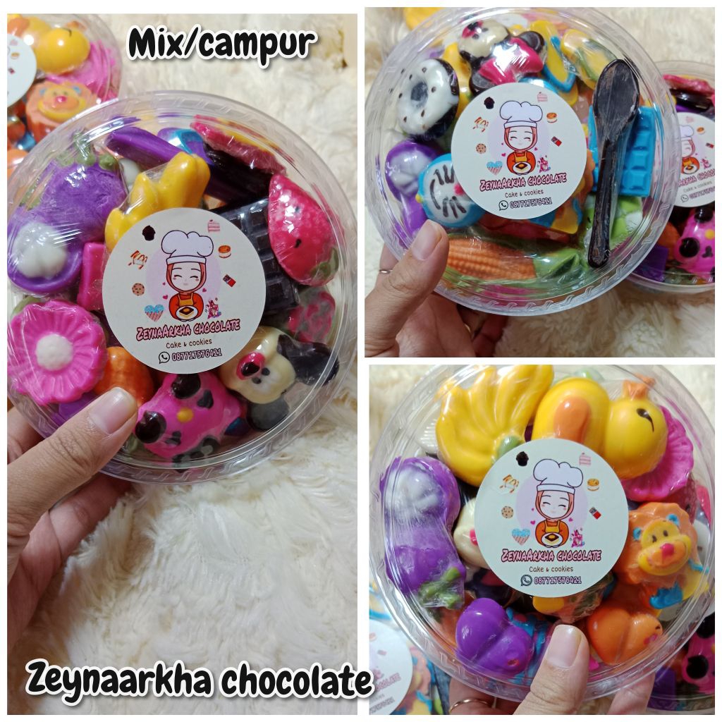 cokelat karakter cokelat batang cokelat lucu mix keroppi bentuk sendok bentuk pensil coklat karakter