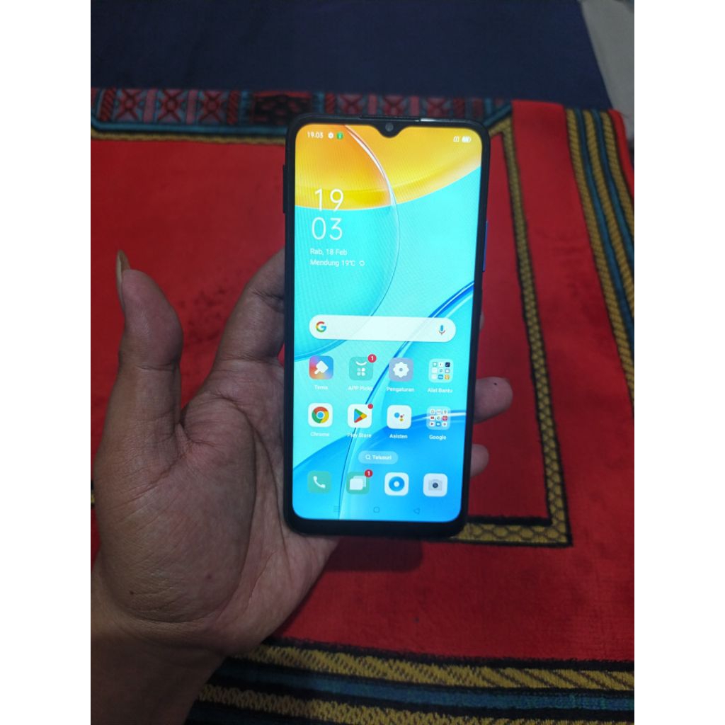 oppo a15 garansi resmi ram 3gb 32gb hp bekas murah normal nett aja bagus