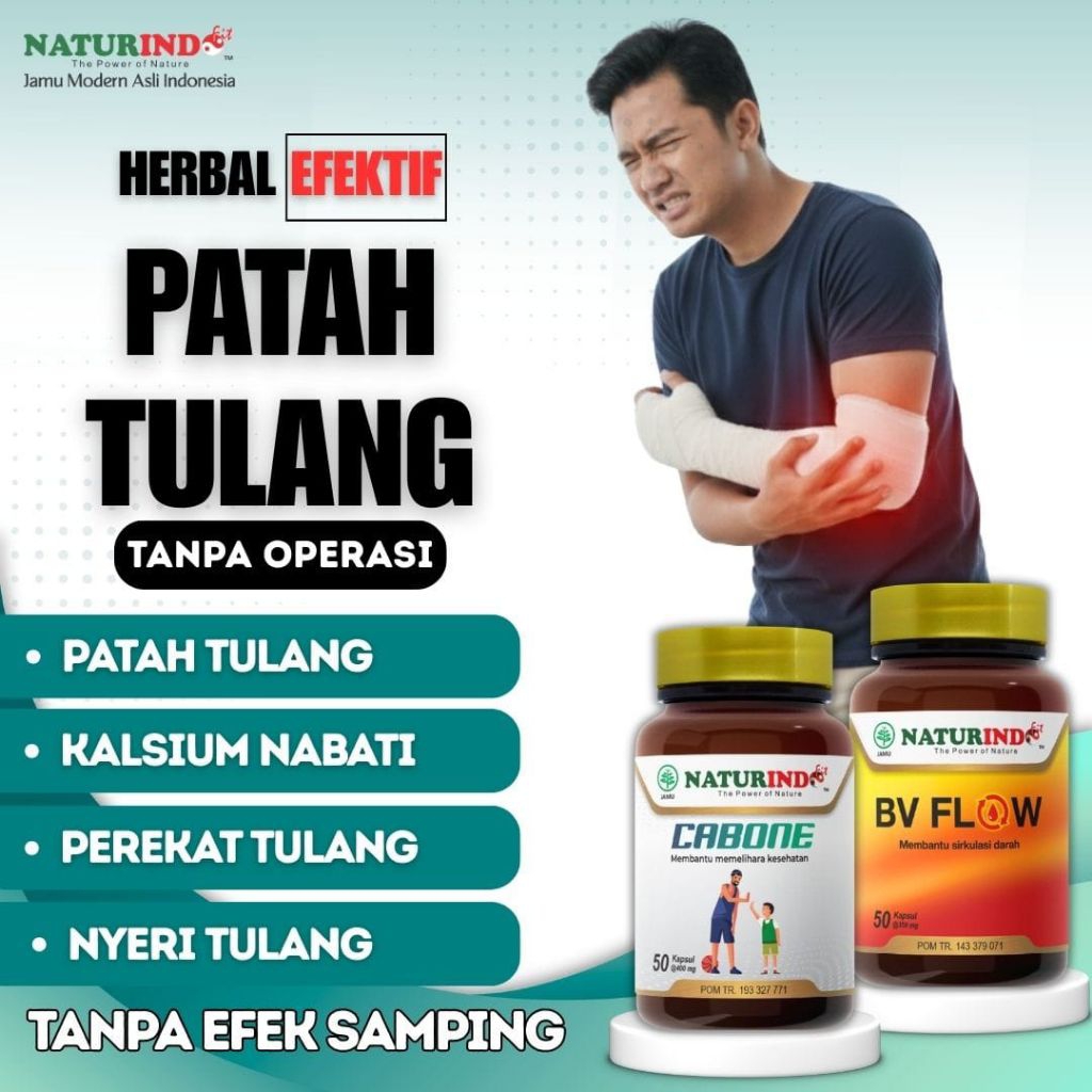 Obat Patah Tulang Herbal Penyambung Tulang Retak Suplemen Penguat Kalsium Tulang