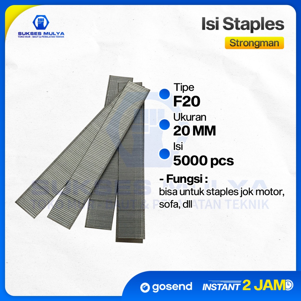 Isi Staples / Paku Tembak F 20 Strongman