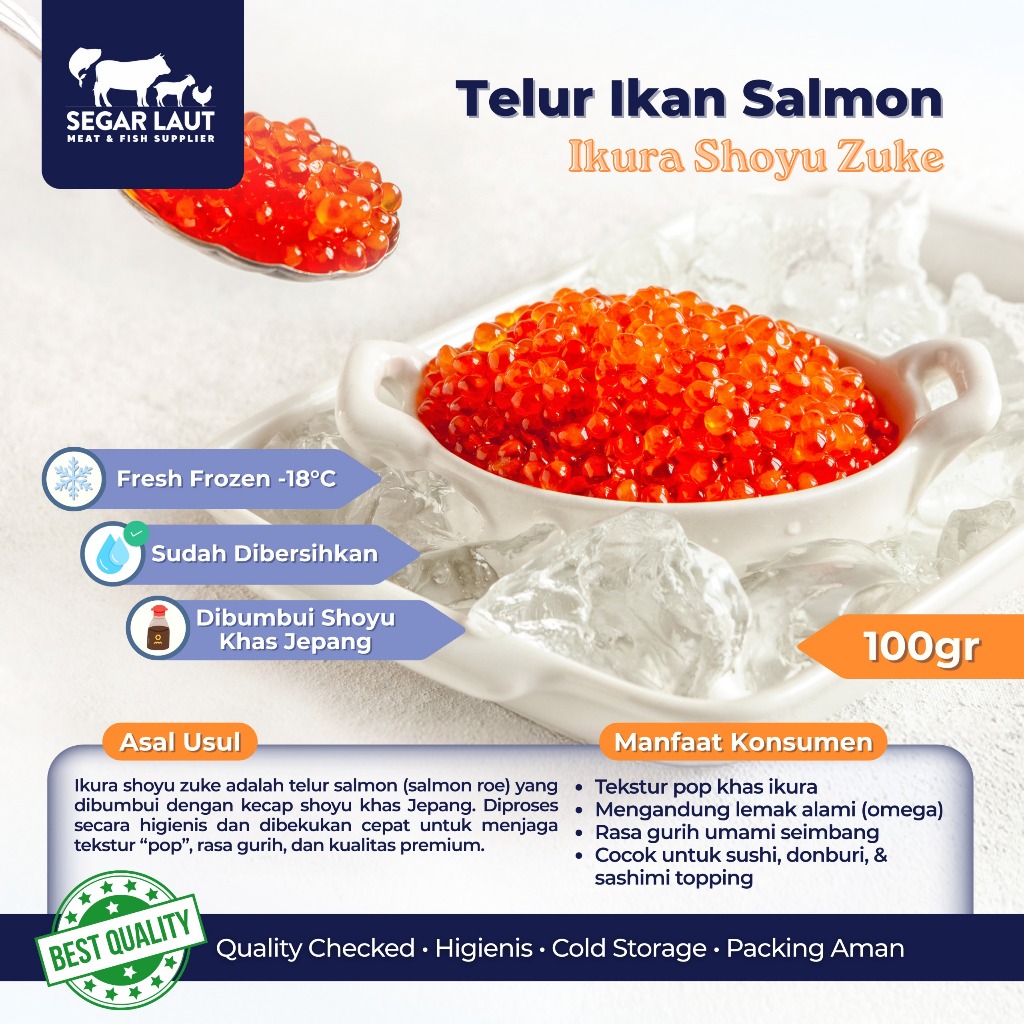 Import Ikura Shoyu Zuke Salmon Roe
