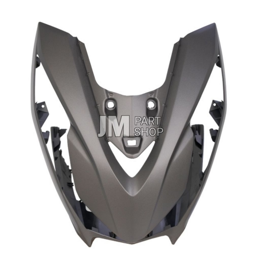 Cover Tameng Depan Dark Silver Honda BeAT Deluxe BeAT Street New LED K1A 64301K1AN00MBS ORIGINAL