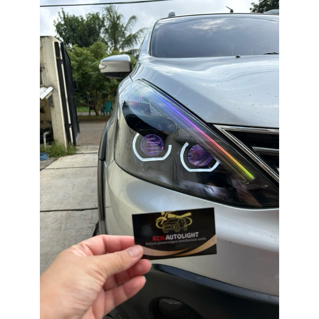 Custom Headlamp Grand Livina L11 2015 DOUBLE BILED Projector dan Alis Lazy