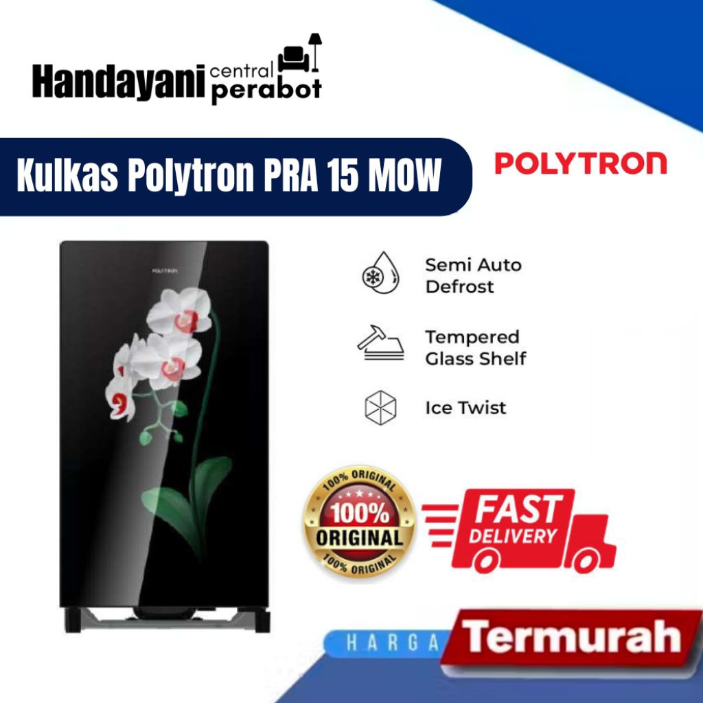Kulkas Polytron PRA 15 MOW