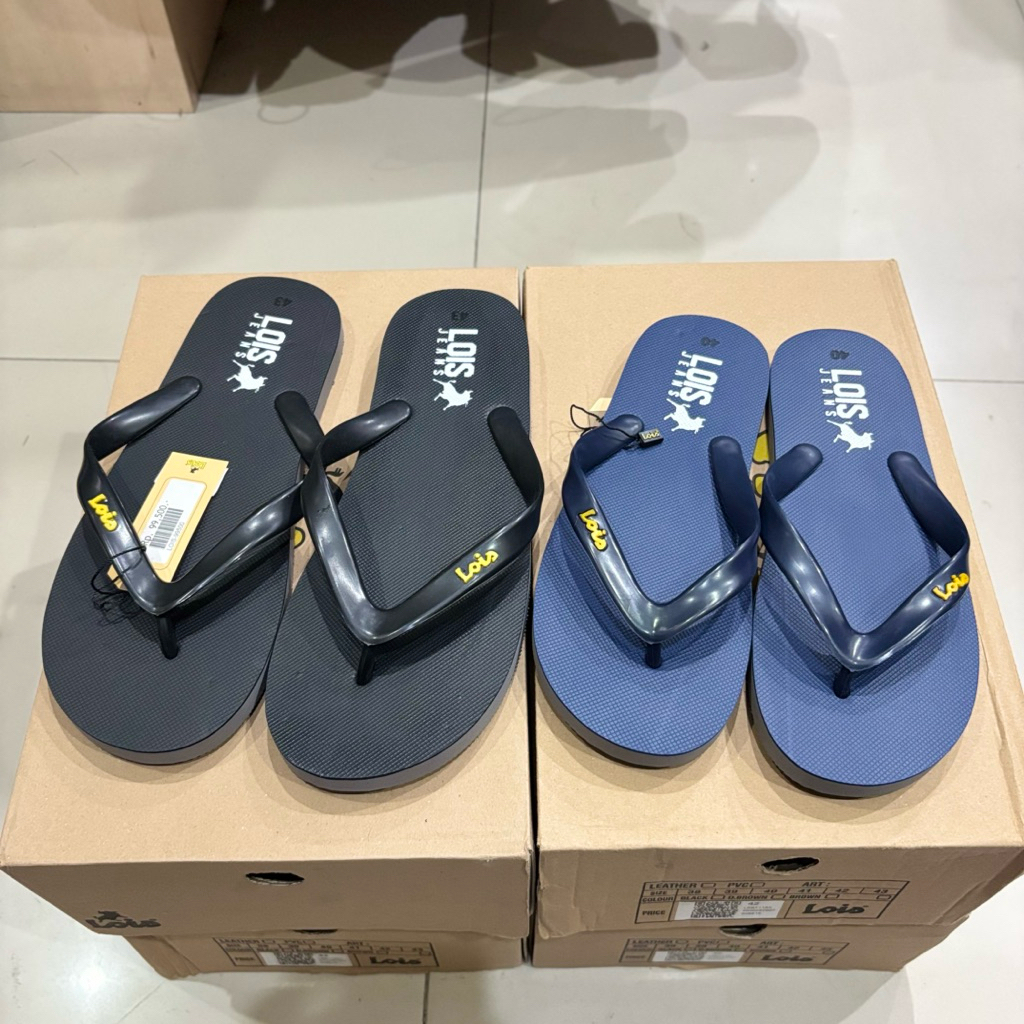 sandal jepit lois pria original SAJP370A/C