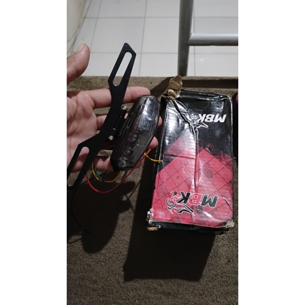 LED Moscow stop lamp / Lampu rem belakang LED untuk motor custom