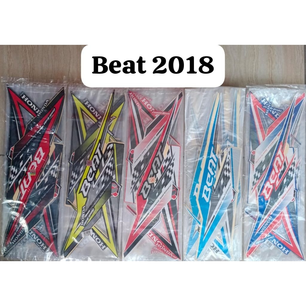 striping honda beat 2018 cbs sticker standar original