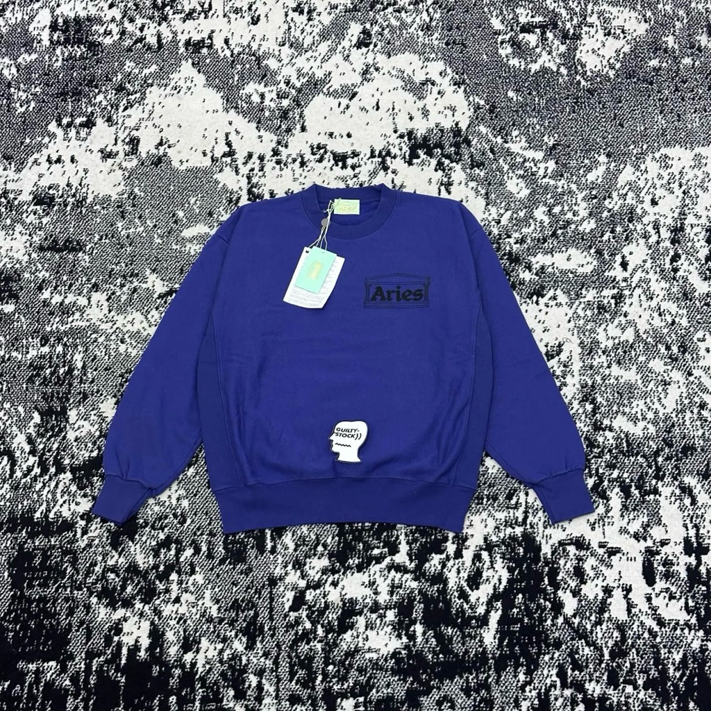 ARIES ARISE PREMIUM TEMPLE SWEATSHIRT NAVY