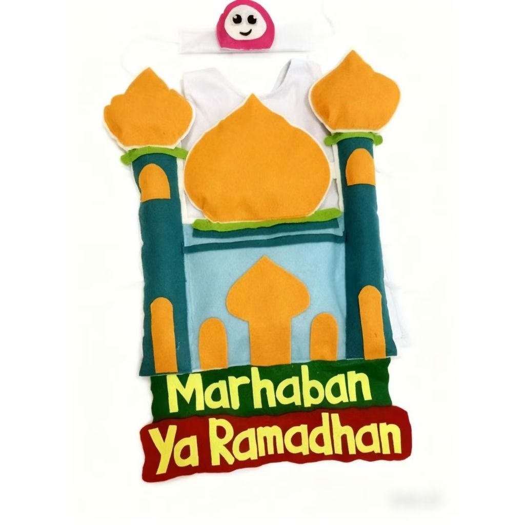 Kostum Pawai Ramadhan lengkap topi anak SD