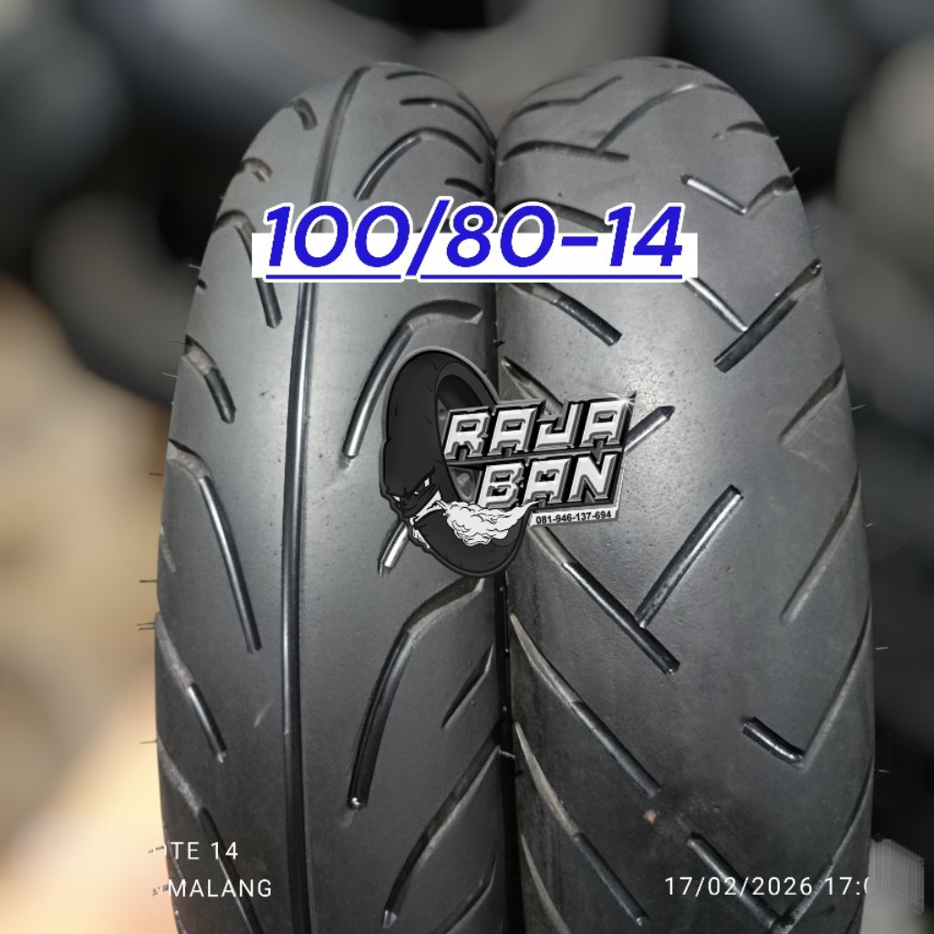 BAN FEDERAL 100/80-14 vario 160 ukiran super tubless