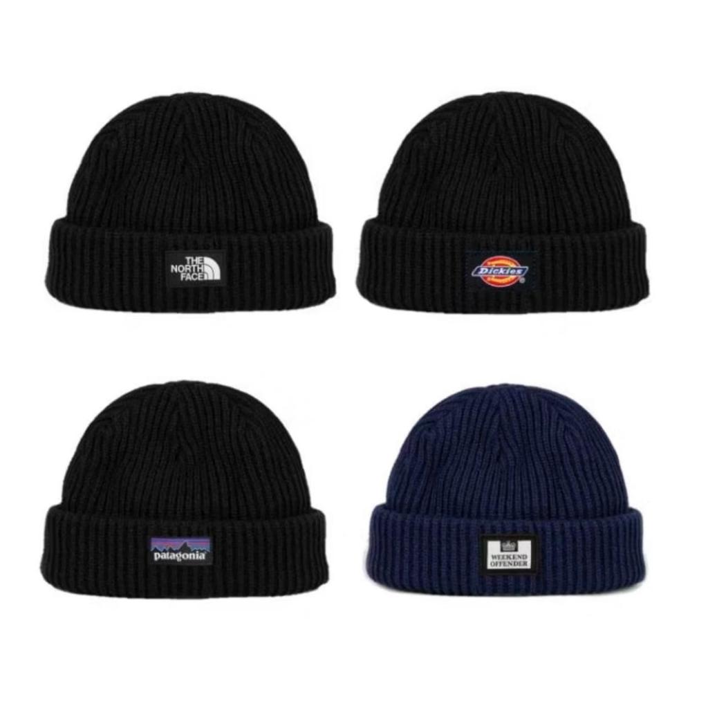 Kupluk Rajut Pria Wanita Knit Beanie Short Motif Patagonia