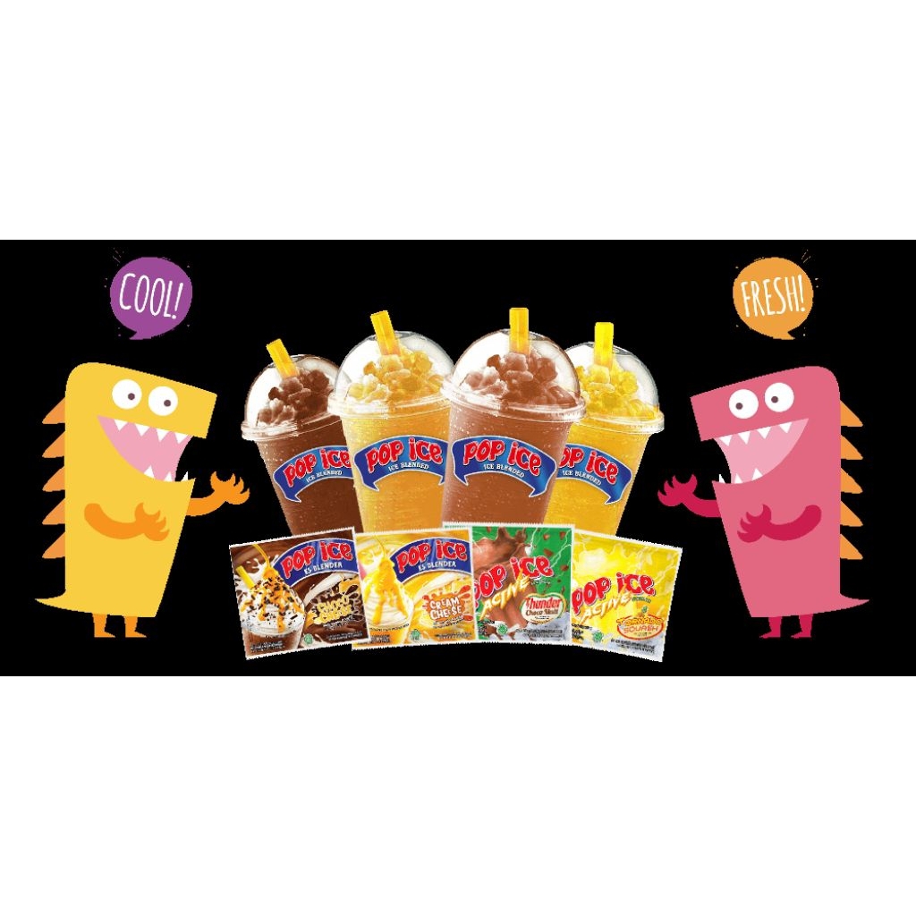 Pop Ice  Minuman Sachet - 1 Renteng (10 Sachet)