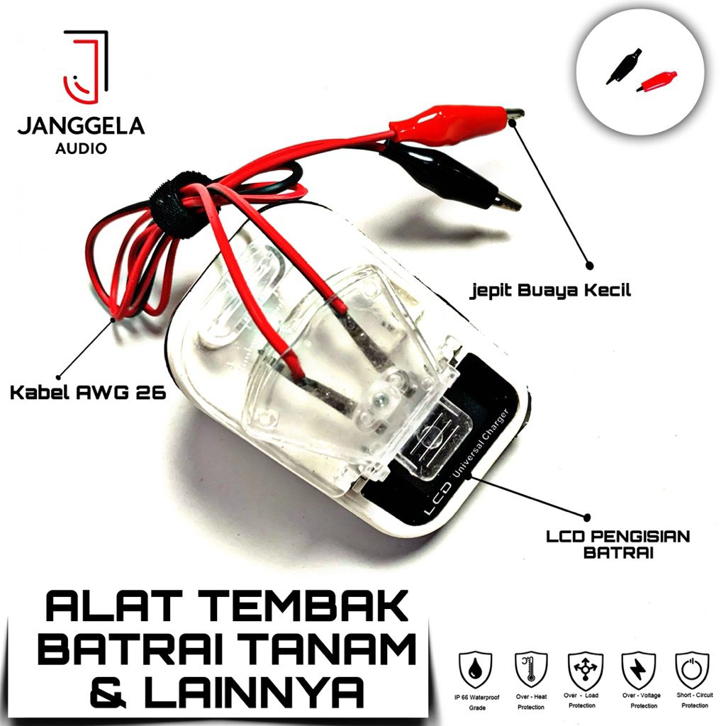 LCD Universal Charger Alat Suntik Baterai Tanam HP Charger Tembak Baterai Charger Suntik Batre denga