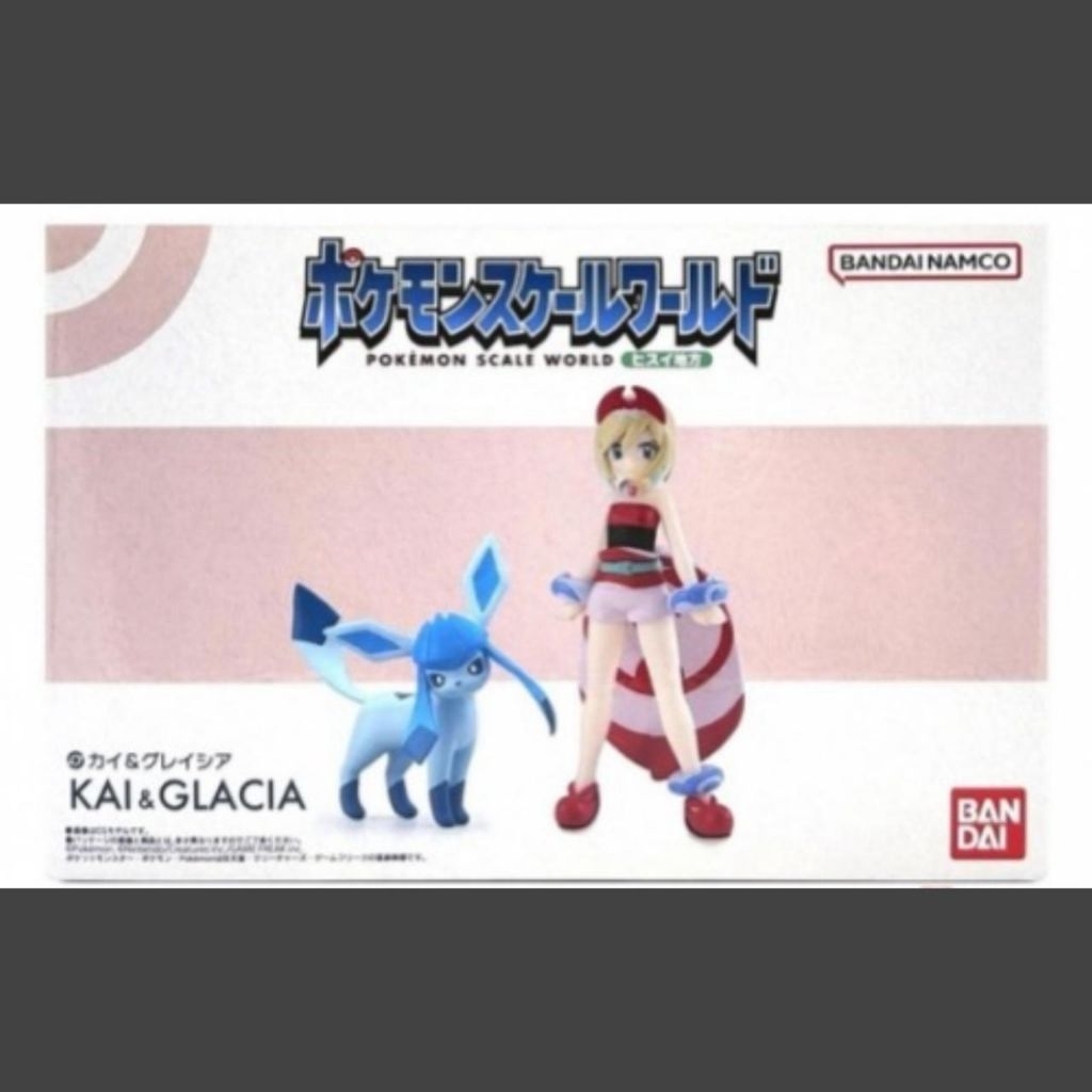 BANDAI Pokemon Scale World Figure Hisui Region Irida & Glaceon Set