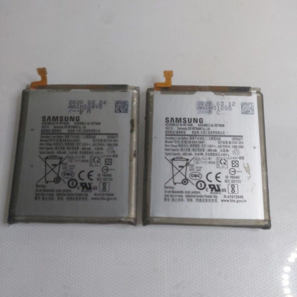 BATERAI SAMSUNG A51 ORI BEKAS COPOTAN