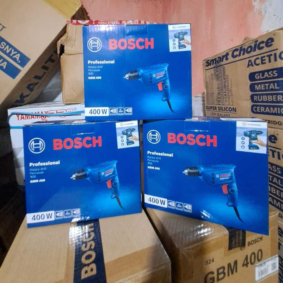 1BOX(5PCS) BOSCH Mesin Bor Listrik 10mm GBM 400 Original BOSCH Mesin Bor Drill
