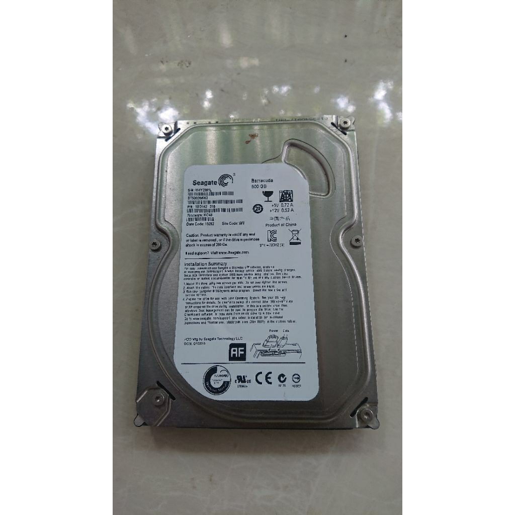 hardisk HGST, seagate 500gb