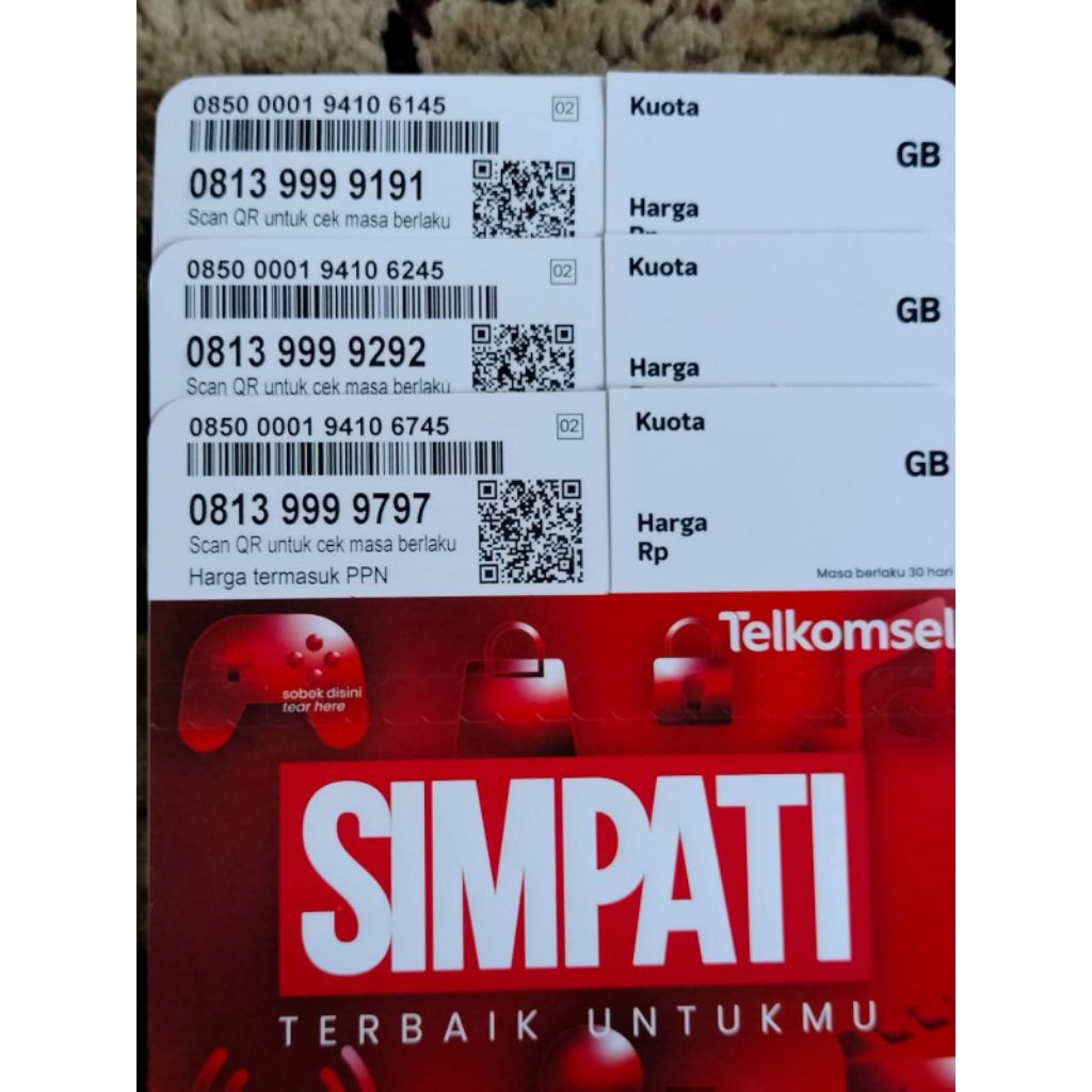 Kartu perdana simpati nomor cantik 11 digit