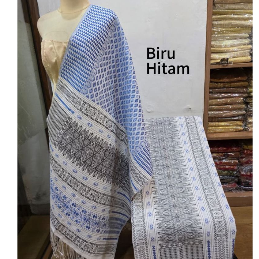 Songket Medan Tenun Tumtuman Pewarna Alami Tidak Bersambung Selendang Pengantin