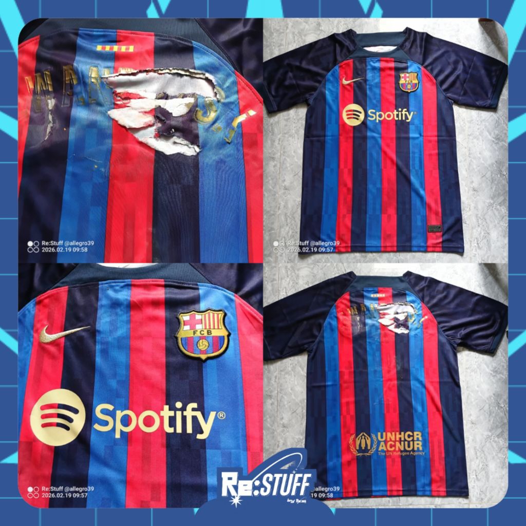 [MINUS BOLONG] Jersey Grade Ori Home Barcelona 2022/23 - Size M
