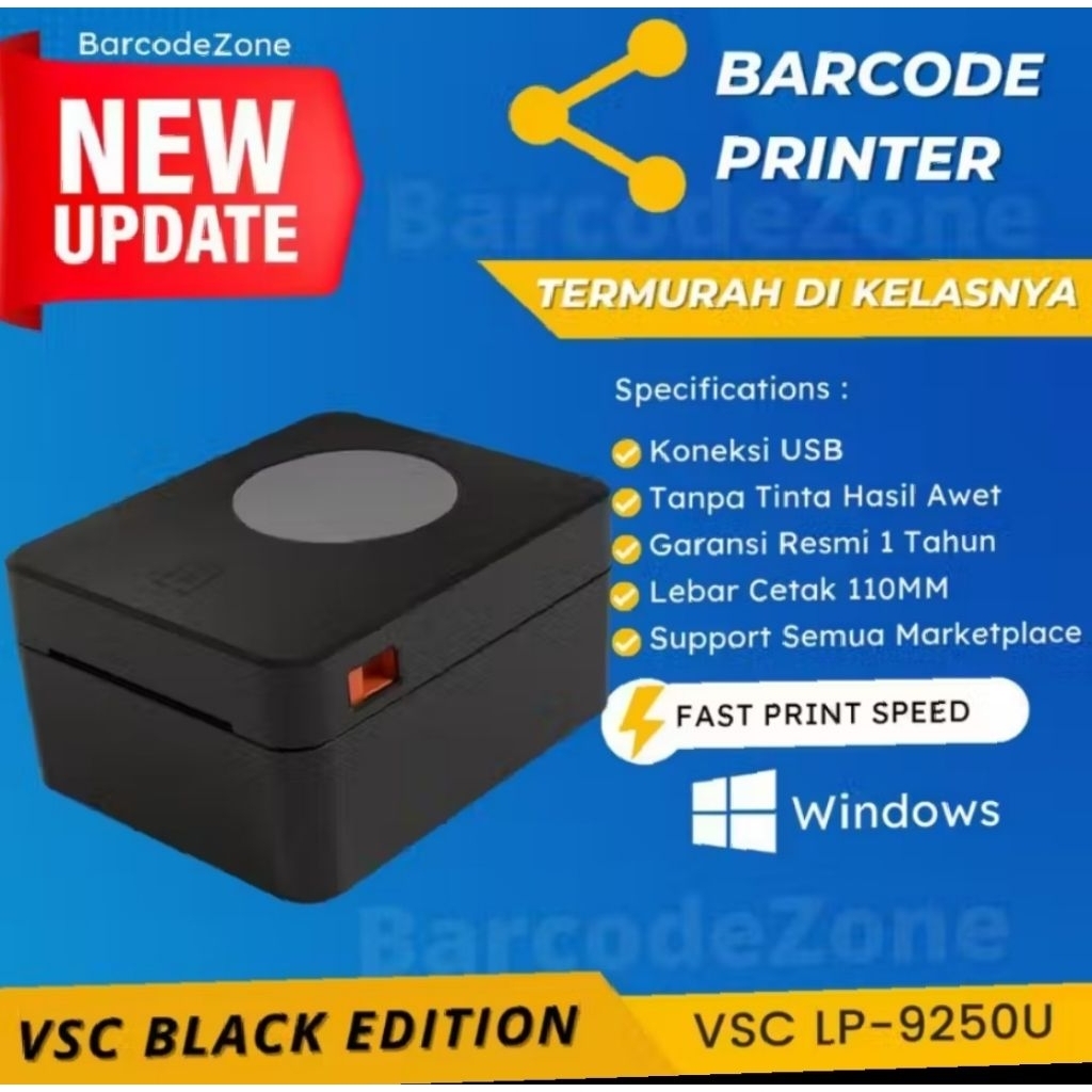 VSC thermal label printer
