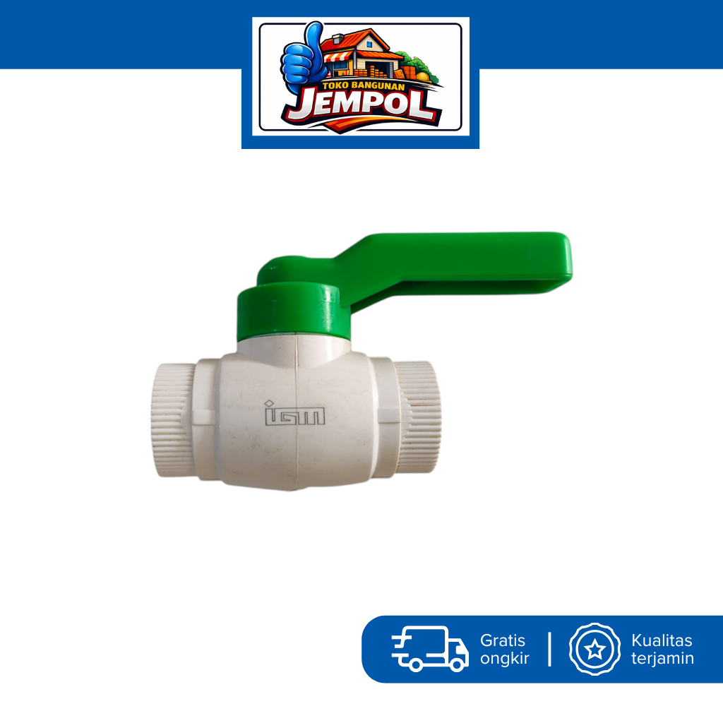 1 IN IGM STOP KRAN BALL PIPA PVC
