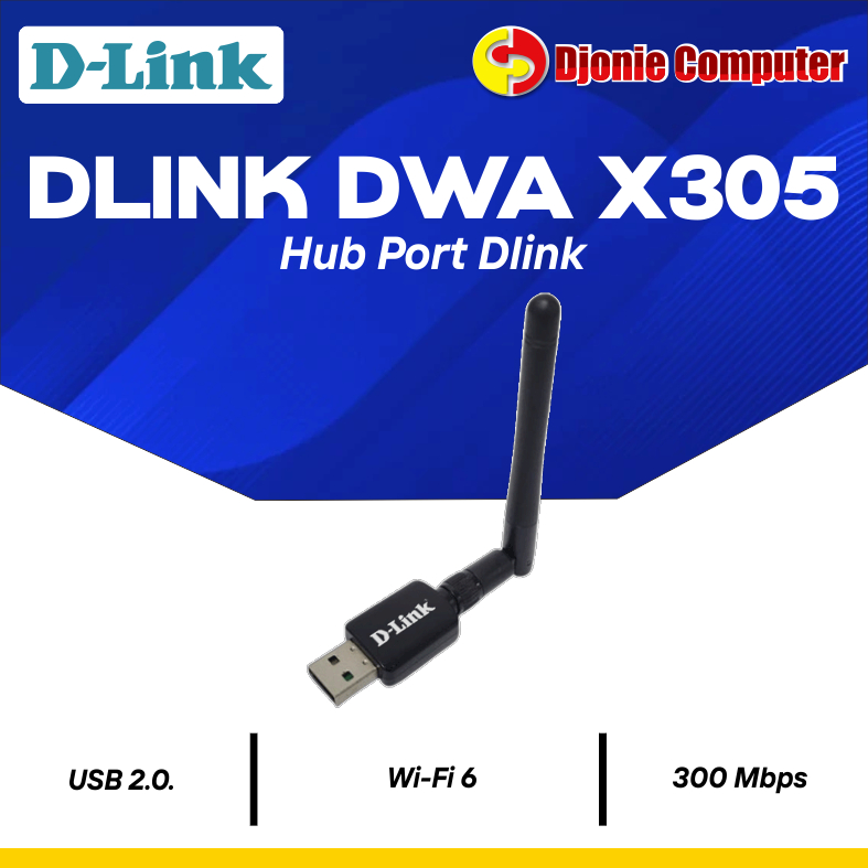 D-LINK DWA X305 (AX300 WIFI 6 5DBI ANTNA)