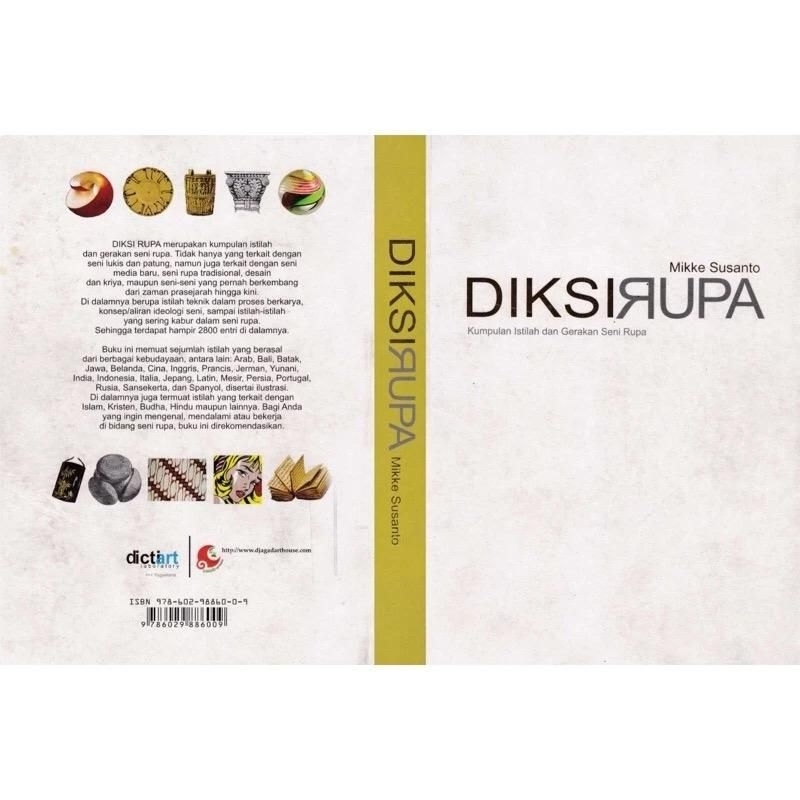 Buku Diksi rupa: kumpulan istilah seni rupa by Mikke Susanto