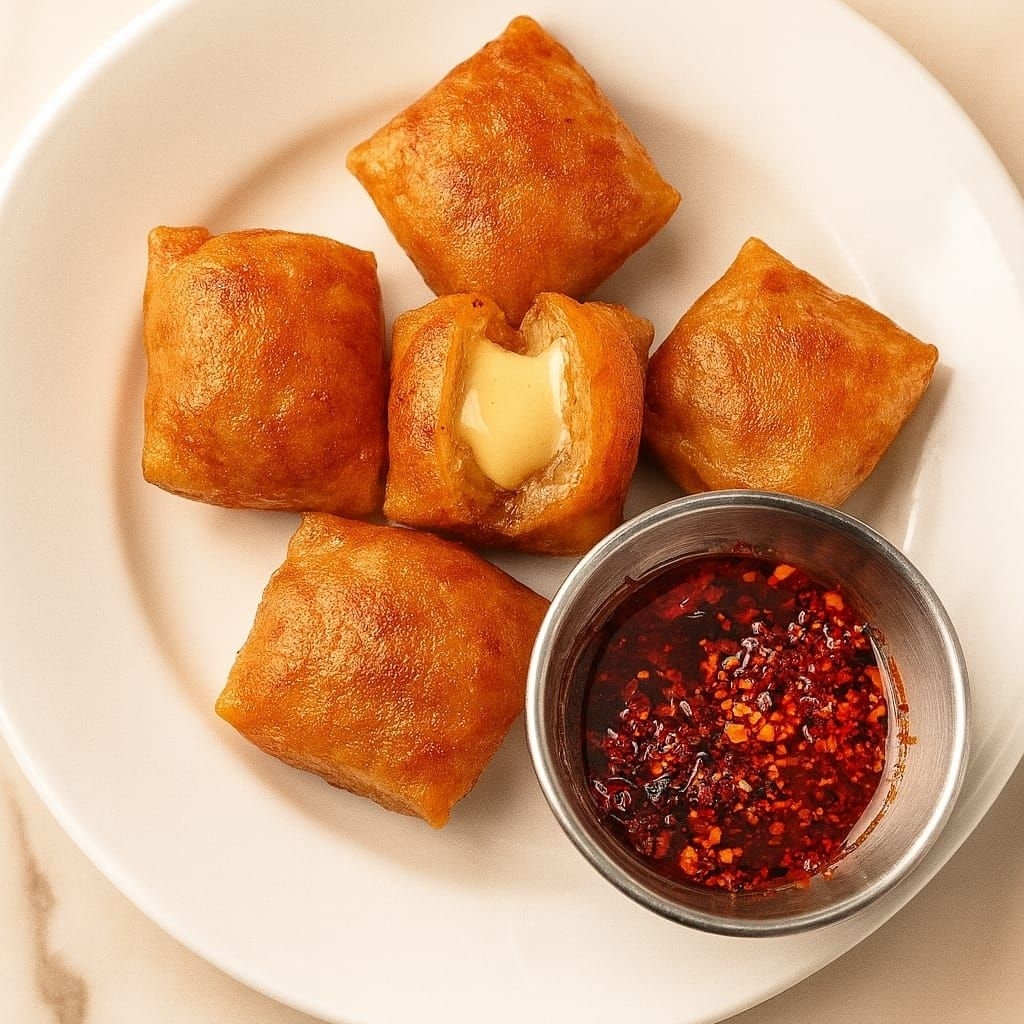 Dimsum Goreng Keju Lumer