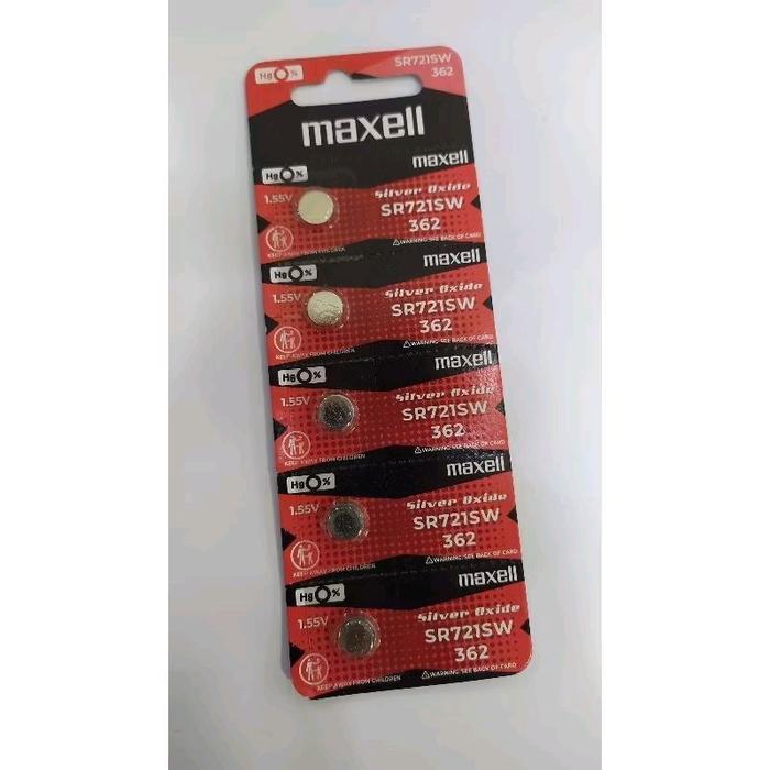 baterai jam tangan maxell sr 721 sw 362 berkualitas