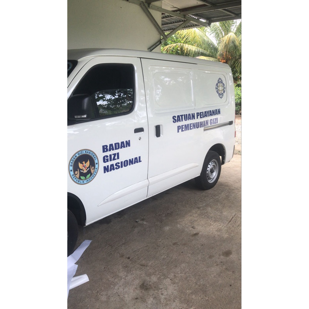 STIKER BRANDING MOBIL MBG SATUAN