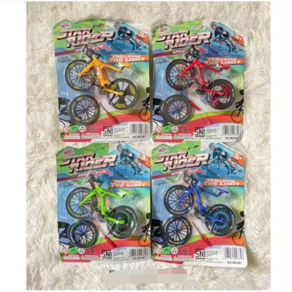 Mainan Miniatur Sepeda Balap/Gunung MC481 Star Rider