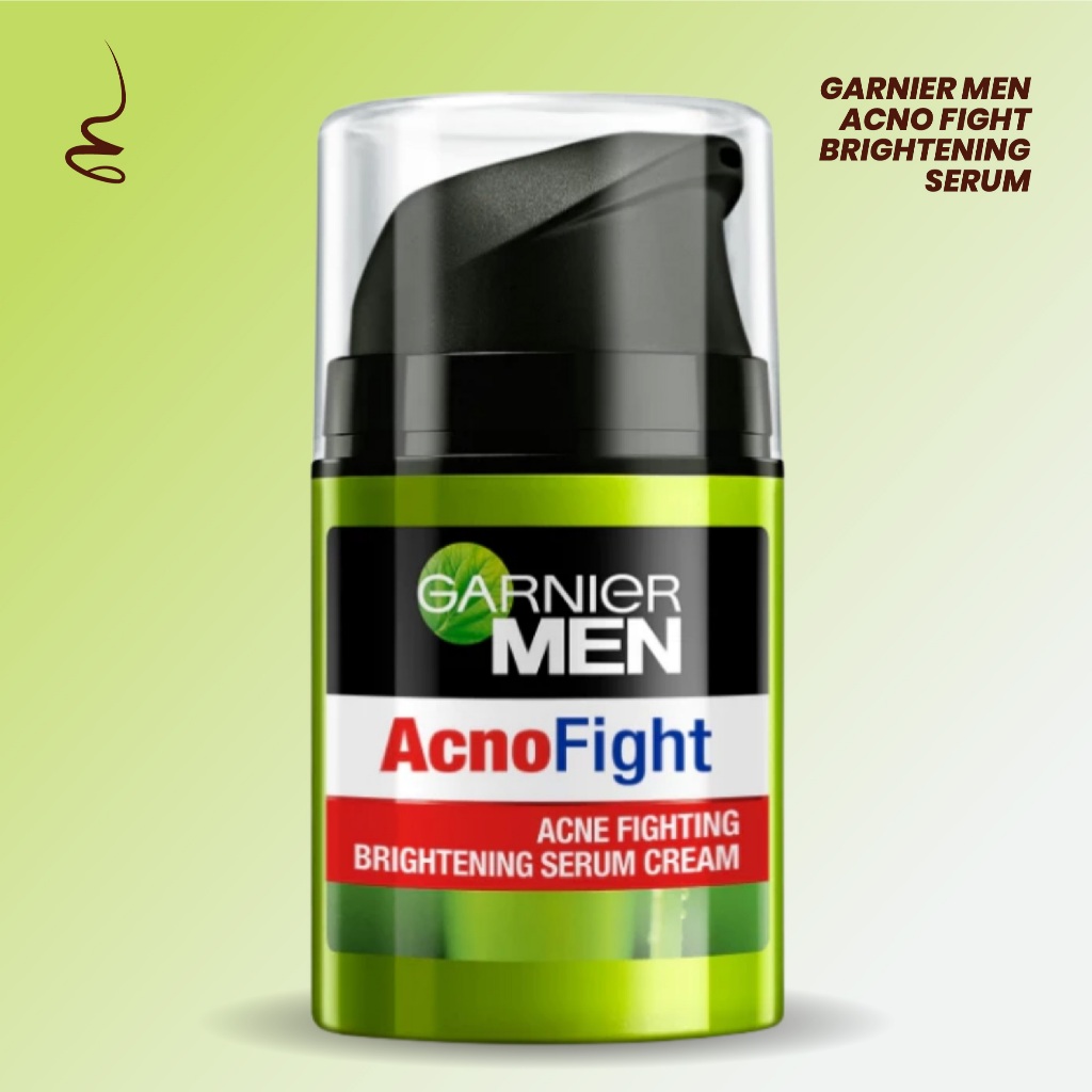 Garnier Men Acno Fight Brightening Moisturizer Cream Pria Anti Jerawat Ampuh Oil Control