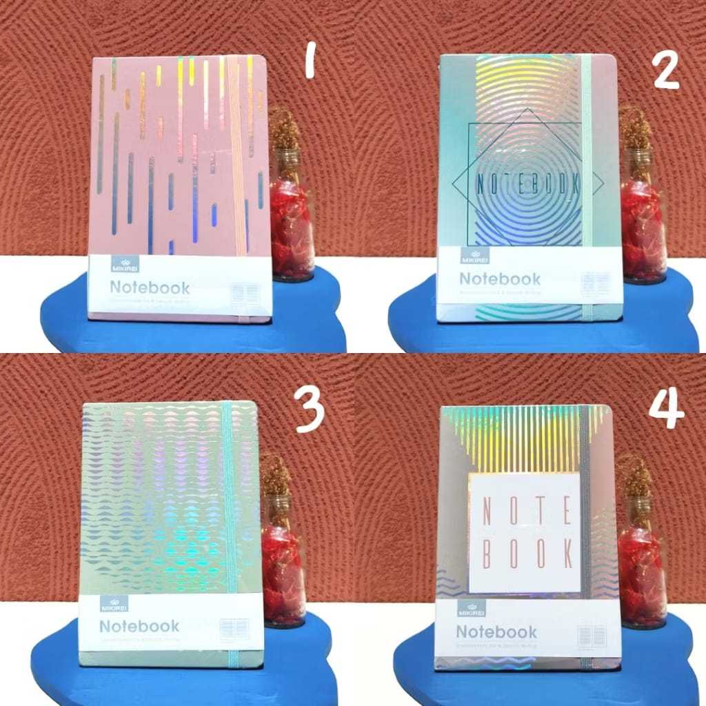 Ready Notebook Diary Catatan Jurnal Polos Garis Hardcover A5 Buku Catatan Kerja 96 Lembar Buku Tebal