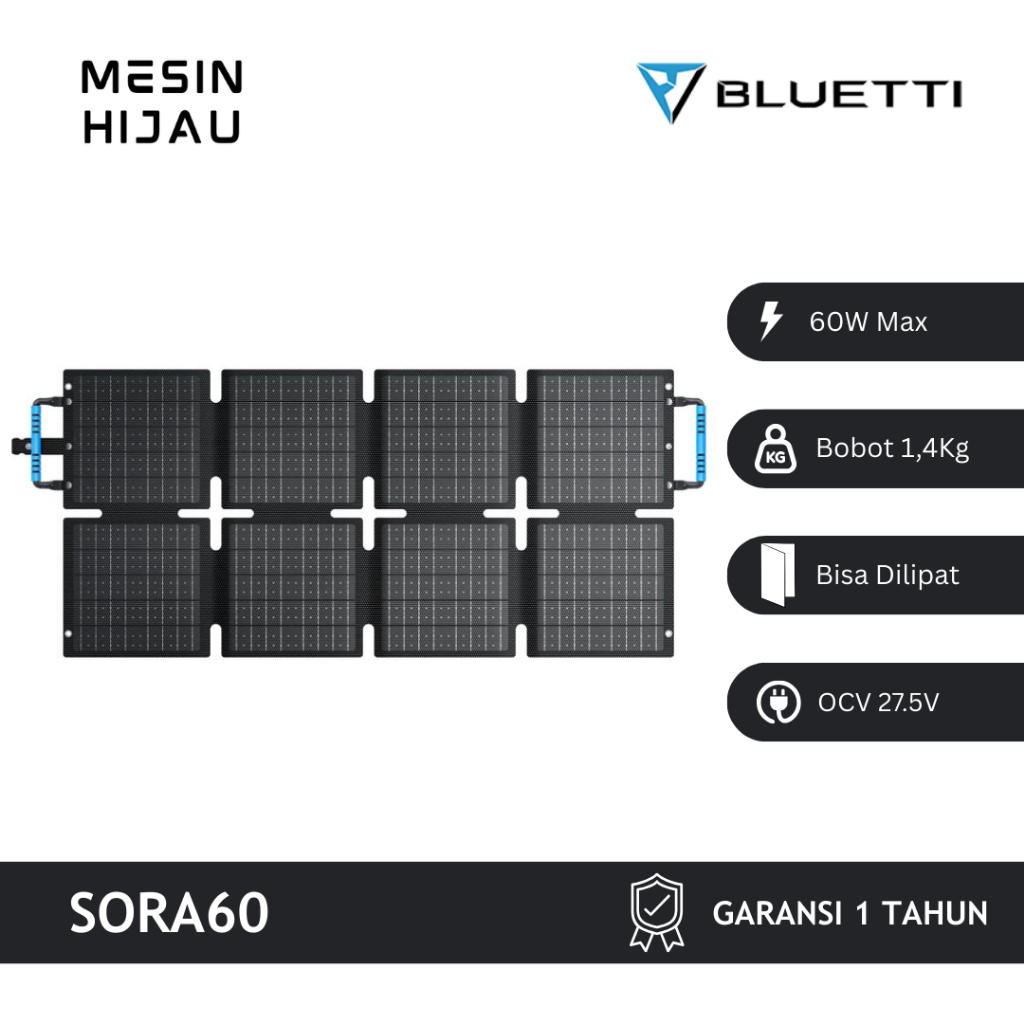 BLUETTI Portable Solar Panel Lipat