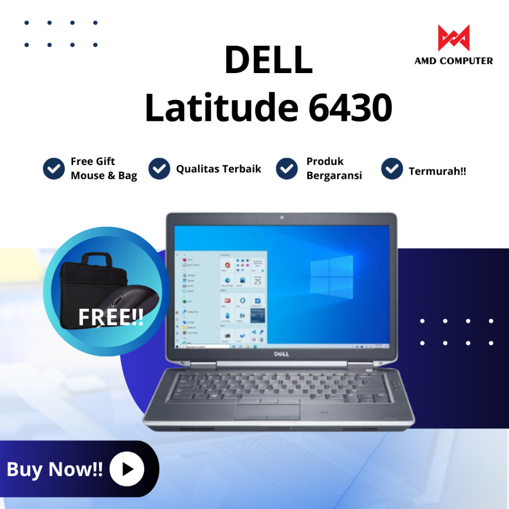 Dell 6430 i5 gen3 4gb 320 dijamin muluss