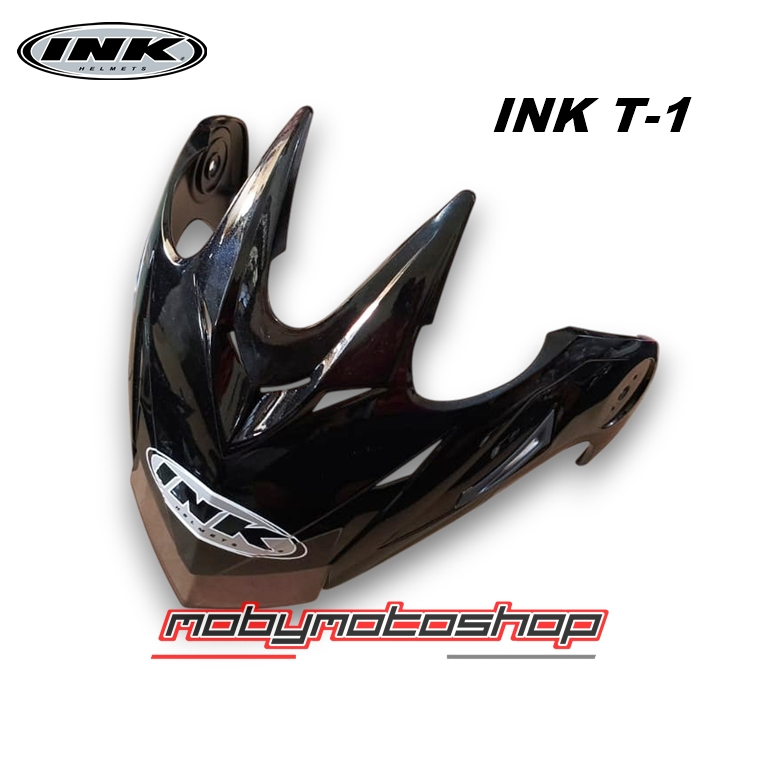 PET Topi Helm INK T1 Original - Hitam Glossy