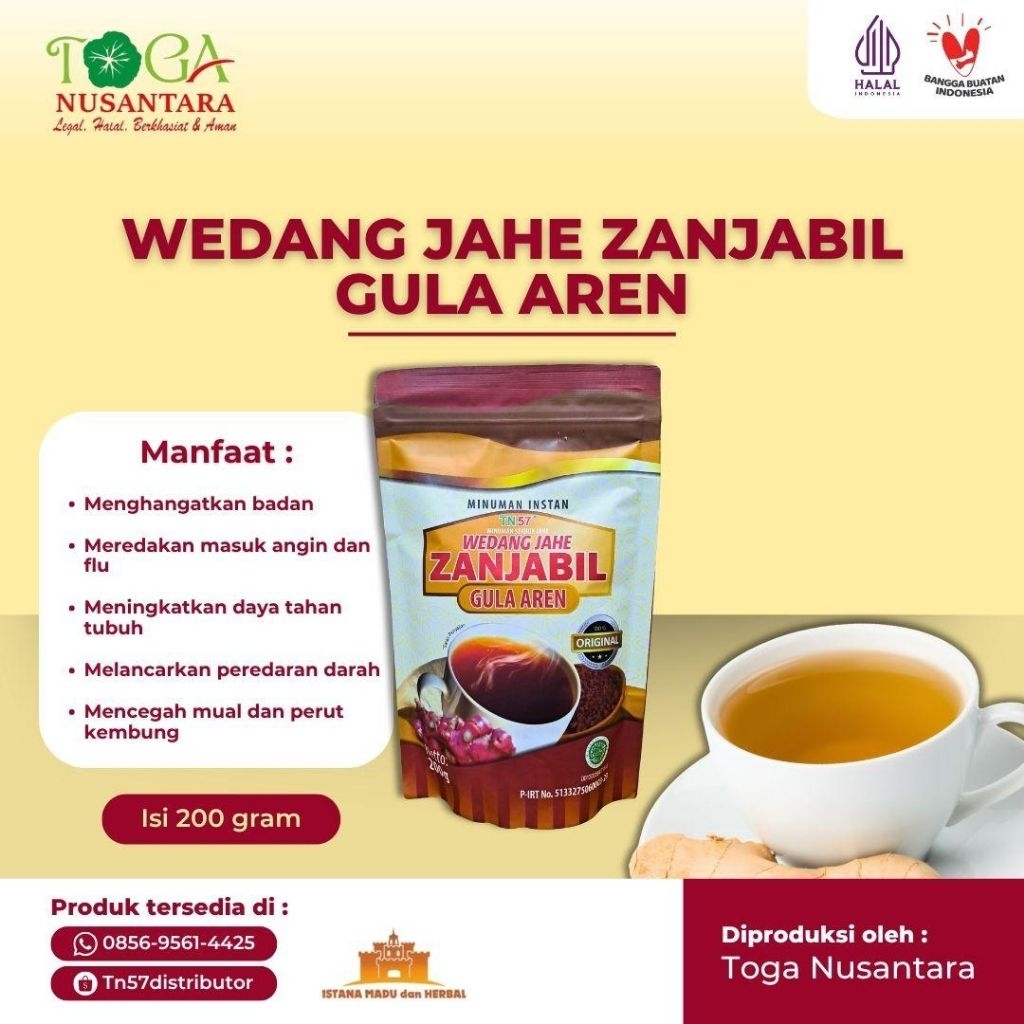 Wedang Jahe Zanjabil Gula Aren