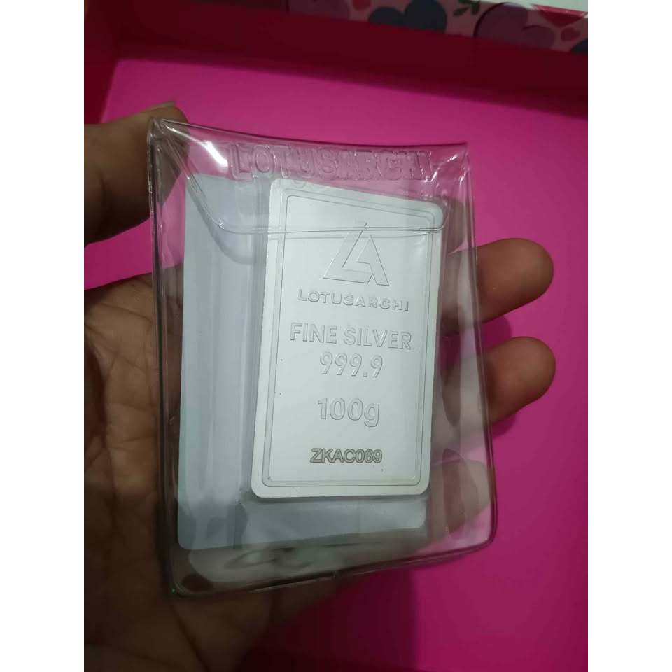Perak Lotus Archi 100 Gram Kadar 999,9 Original Untuk Investasi