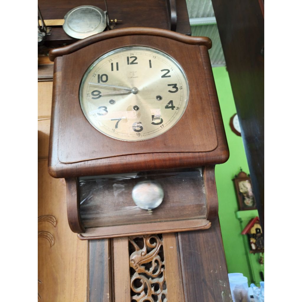 Jam Dinding Antik Mauthe Germany type kodok