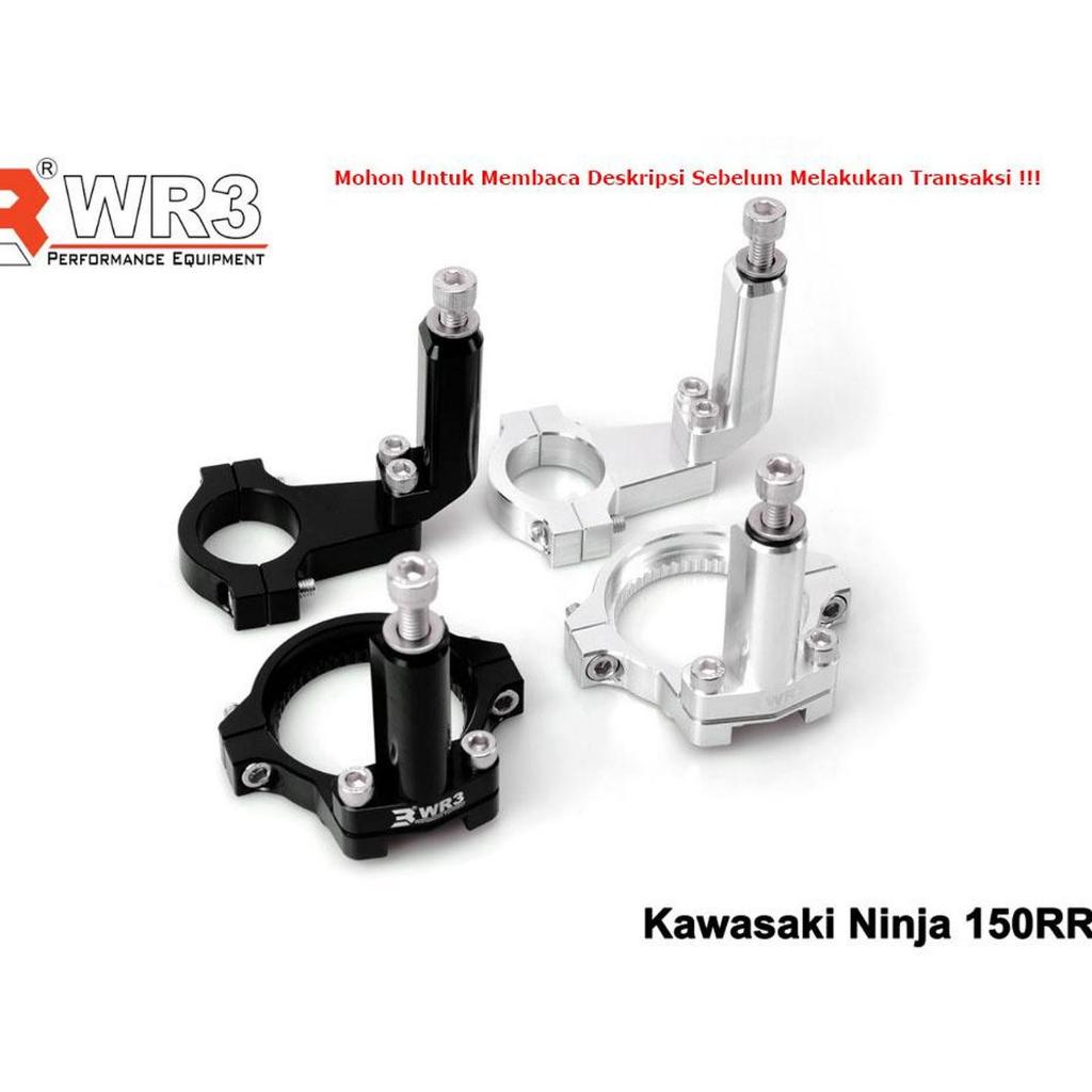 Breket Steering Damper WR3 Ninja 150RR Bracket Dumper Ninja RR